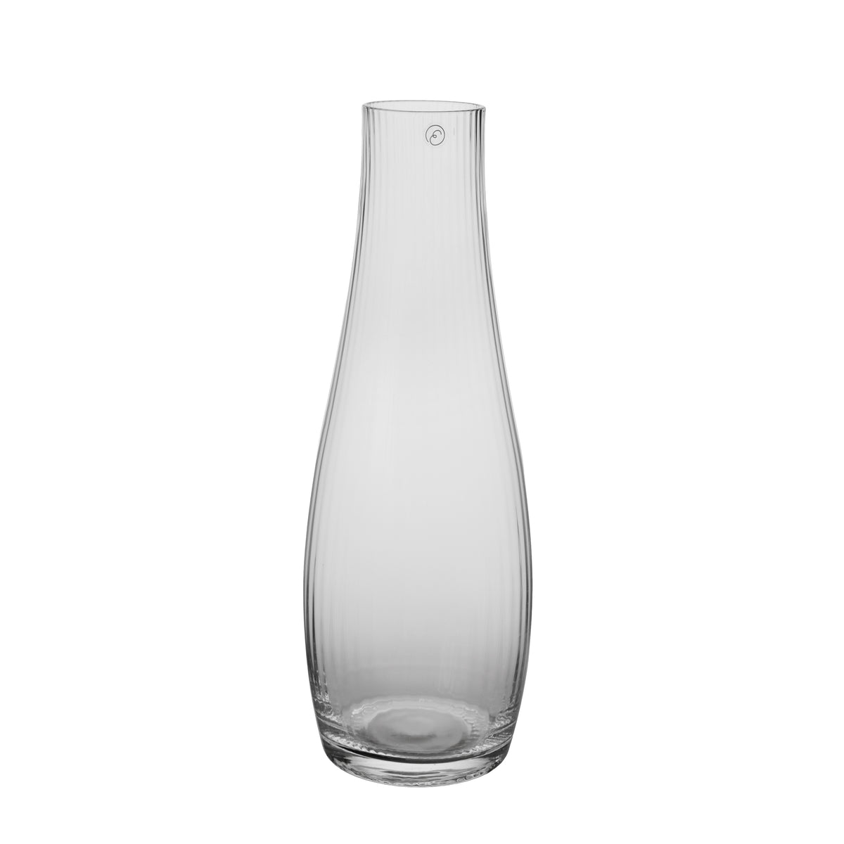 Karaff räfflat glas d10 h28